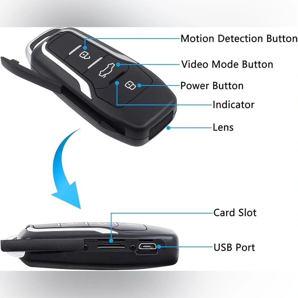 1080P Small Nanny Camera,64GB Security Camera, Motion Detection